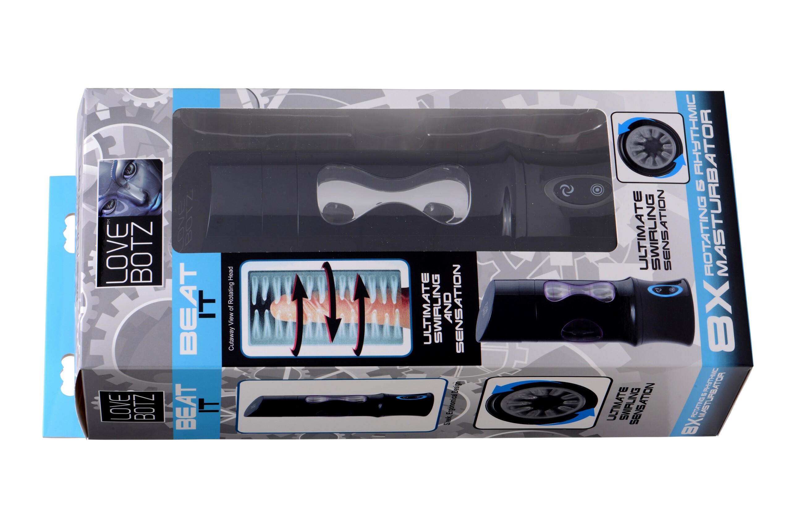 love botz beat it 8x rotating & rhythmic masturbator