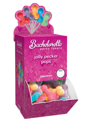 bachelorette party favors jolly pecker pops 50 piece display box bachelorette party favors jolly pecker pops 50 piece display box