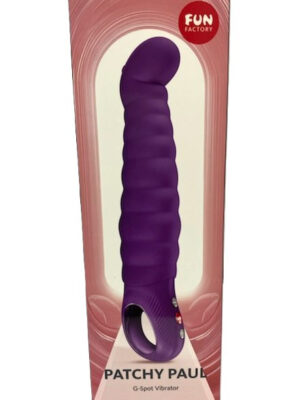 patchy paul g spot vibrator dark violet