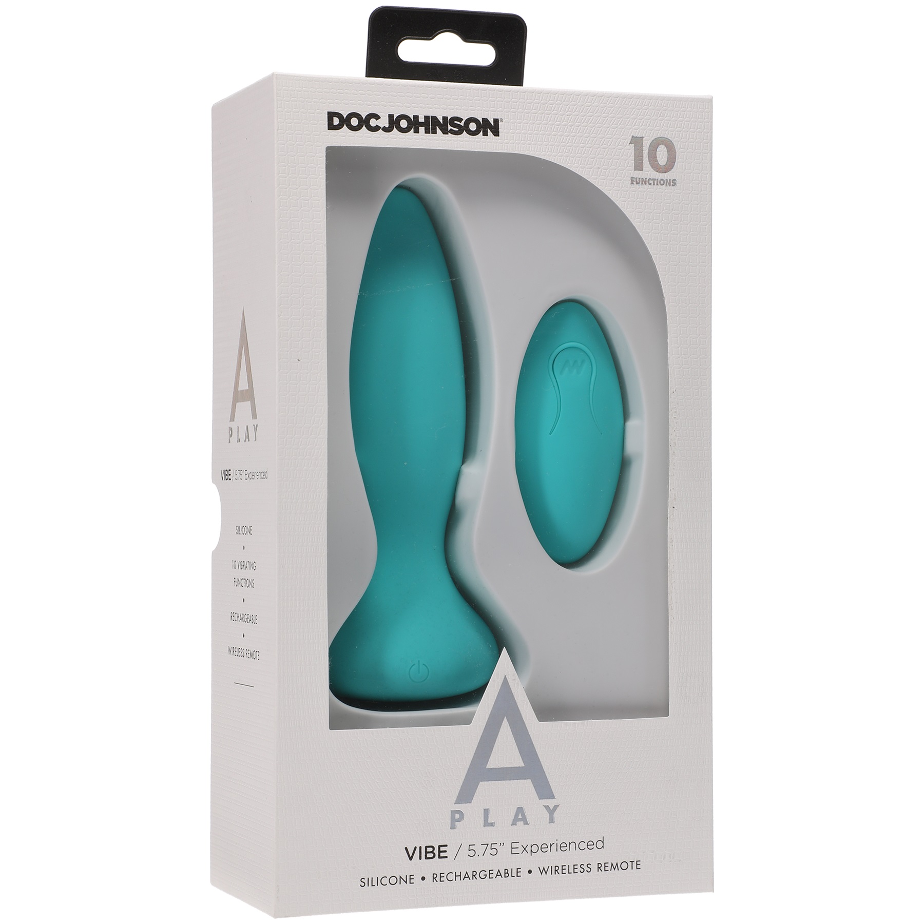 a play vibe experienced rechargeable silicone anal plug with remote