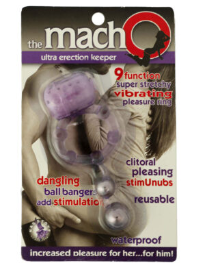 the macho ultra erection keeper purple the macho ultra erection keeper purple