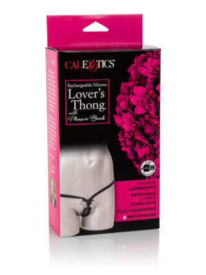 rechargeable silicone lover's thong with pleasure beads rechargeable silicone lover's thong with pleasure beads