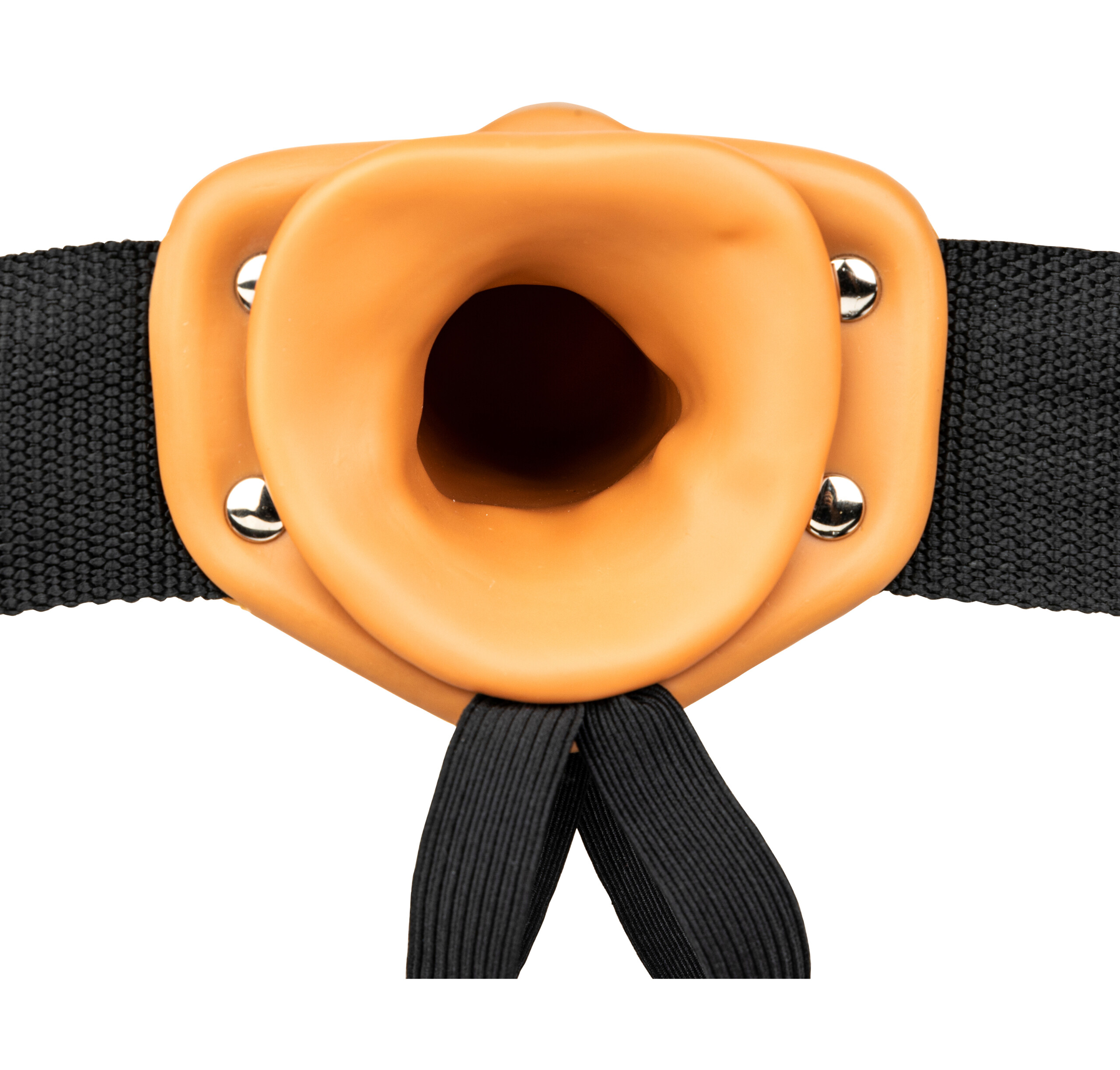 hollow strap on without balls 8 inch tan