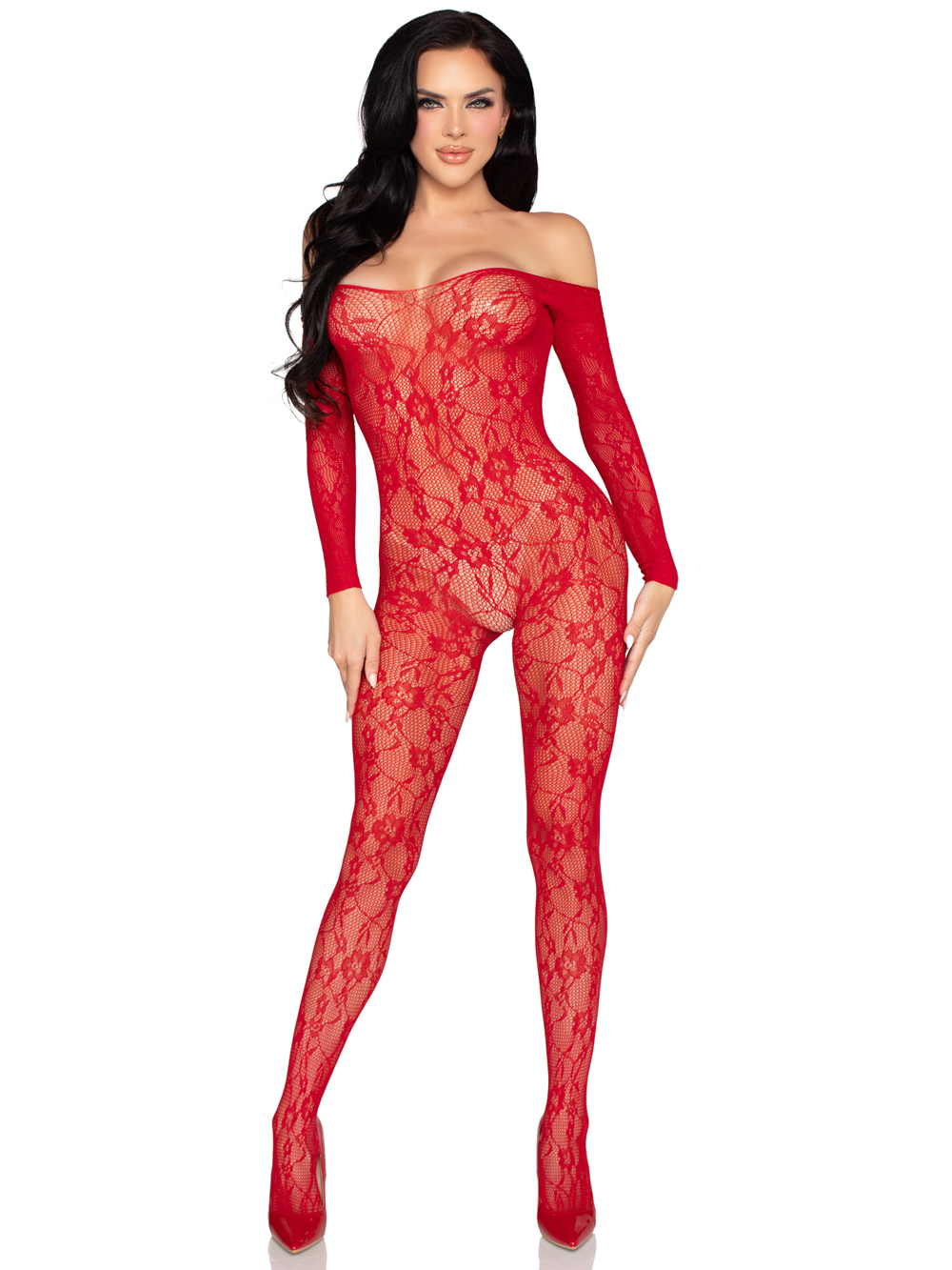 lace lingerie jumpsuit os red lace lingerie jumpsuit os red
