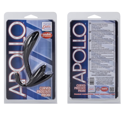 apollo curved prostate probe black apollo curved prostate probe black