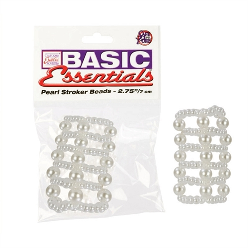 basic pearl stroker beads large