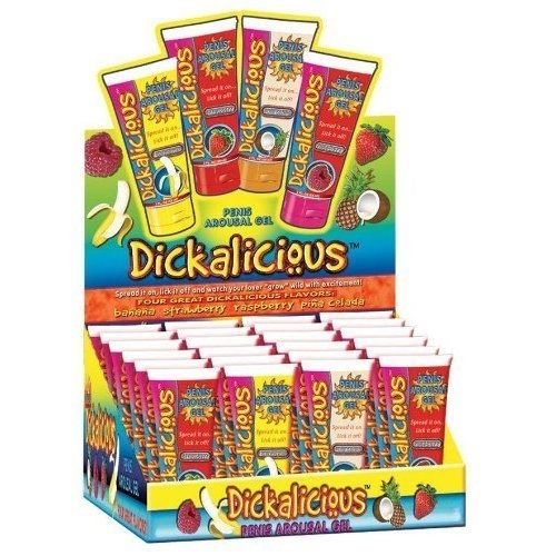 dickalicious 24 piece p.o.p display 2 fl. oz. tubes
