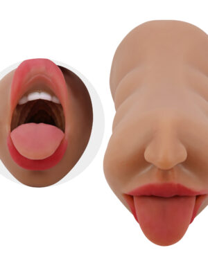 sarah mouth masturbator sleeve brown