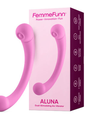 aluna dual stimulating arc vibrator pink aluna dual stimulating arc vibrator pink
