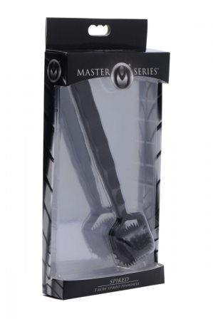 master series spiked 5 row pinwheel black master series spiked 5 row pinwheel black