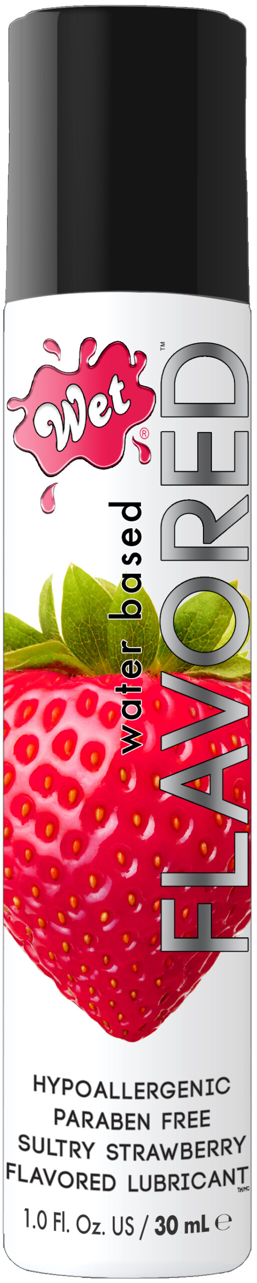 wet flavored lubricant sexy strawberry 1oz