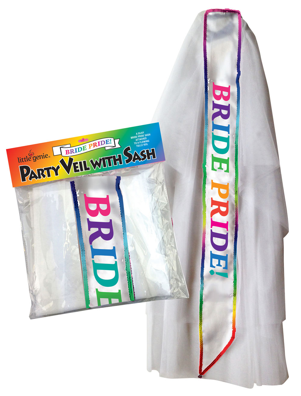 bride pride veil