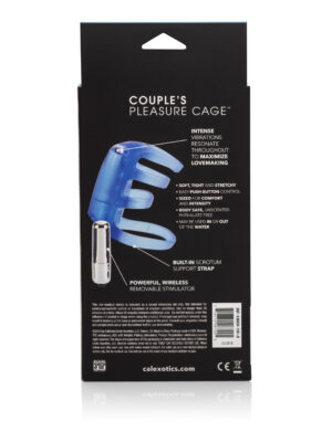 couple's pleasure cage blue couple's pleasure cage blue