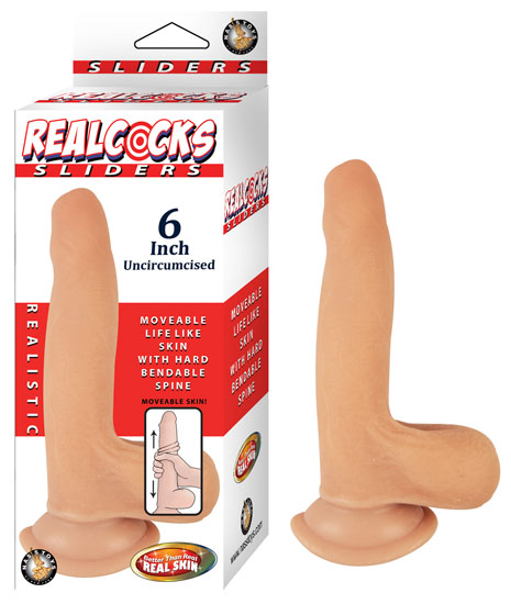 realcocks sliders 6" uncircumsized flesh realcocks sliders 6" uncircumsized flesh