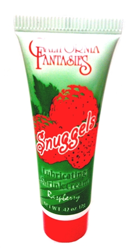 snuggels lubricating shrink cream raspberry 0.42 oz. tube each