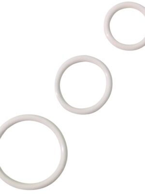 soft c ring set white