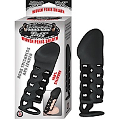 mack tuff woven penis sheath black