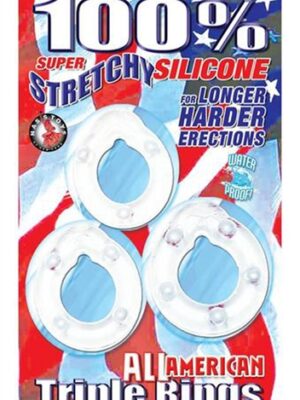 all american triple rings clear