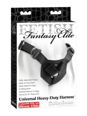 fetish fantasy elite universal heavy duty harness black