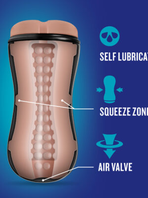 coverboy the surfer dude self lubricating stroker beige