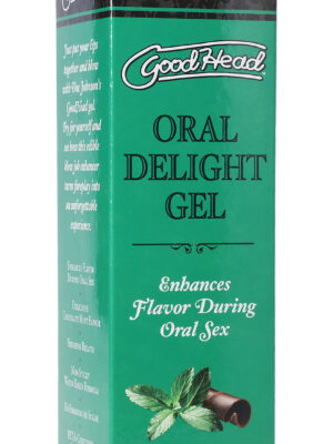 goodhead oral delight gel chocolate mint 4 oz.