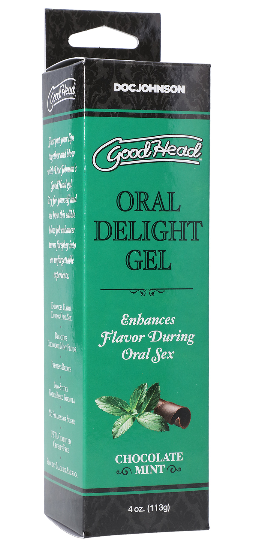 goodhead oral delight gel chocolate mint 4 oz. goodhead oral delight gel chocolate mint 4 oz.