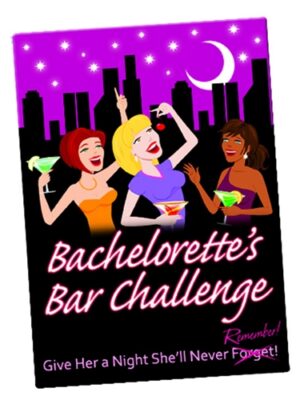 bachelorette's bar challenge card game bachelorette's bar challenge card game