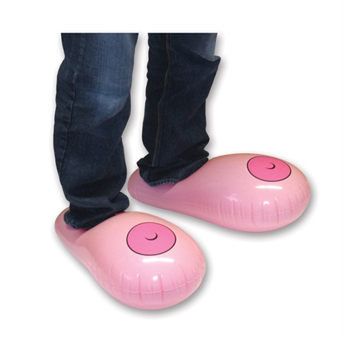 inflatable boobie slippers