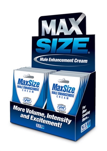 max size gel topical 24 packets display