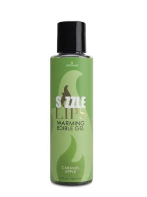 sizzle lips warming edible gel caramel apple 4.2 oz.