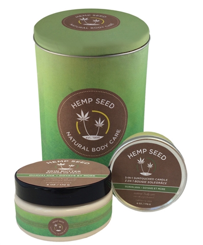 hemp seed holiday tin guavalava