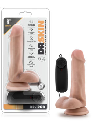 dr. skin dr. rob 6 inch vibrating cock with suction cup vanilla dr. skin dr. rob 6 inch vibrating cock with suction cup vanilla