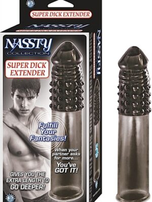 nassty collection super dick extender black