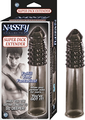 nassty collection super dick extender black