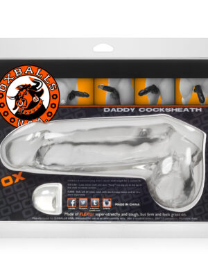 daddy cocksheath with balls clear