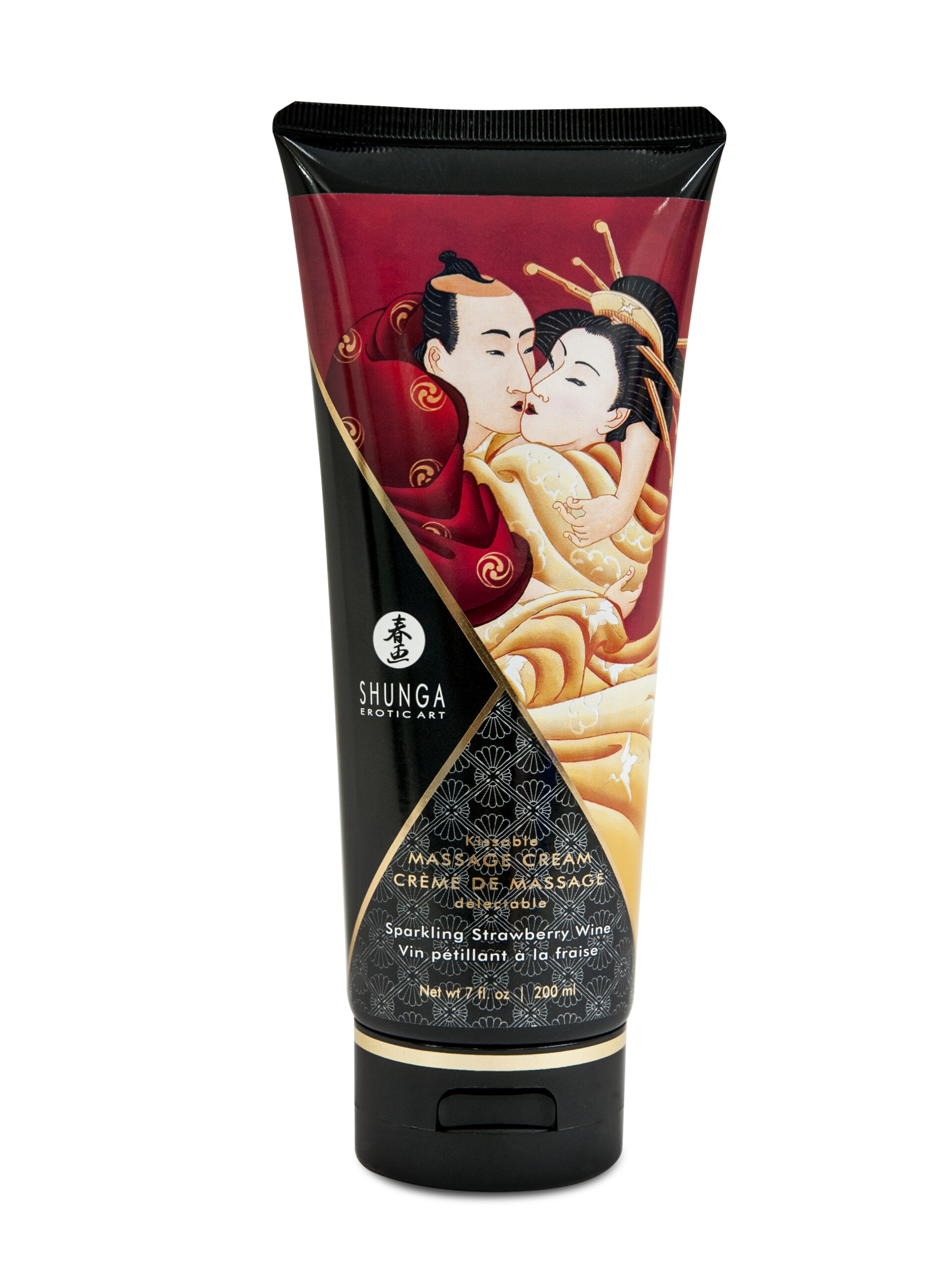 kissable massage cream sparkling strawberry wine 7 fl. oz. / 200 ml