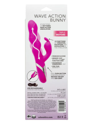 enchanted wave action bunny pink