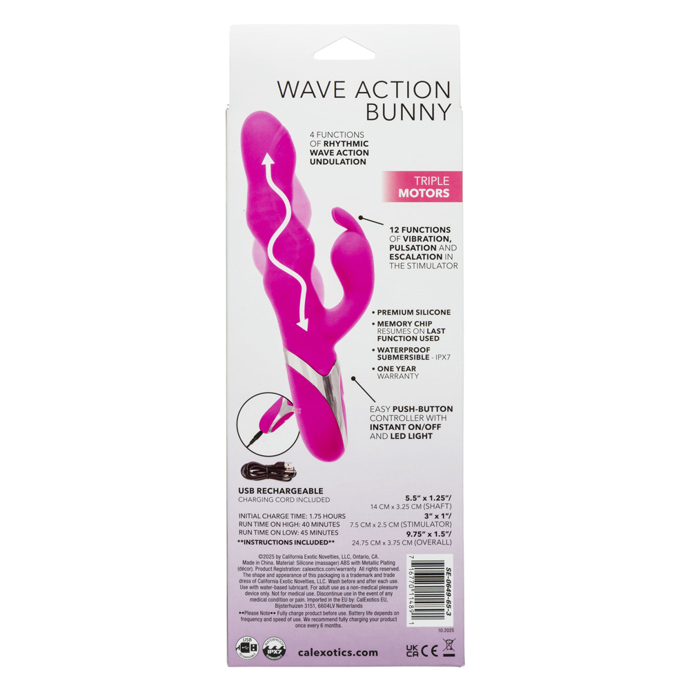 enchanted wave action bunny pink