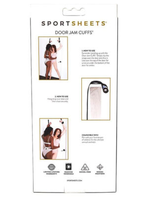 door jam cuffs black