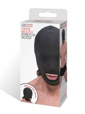 open mouth stretch hood