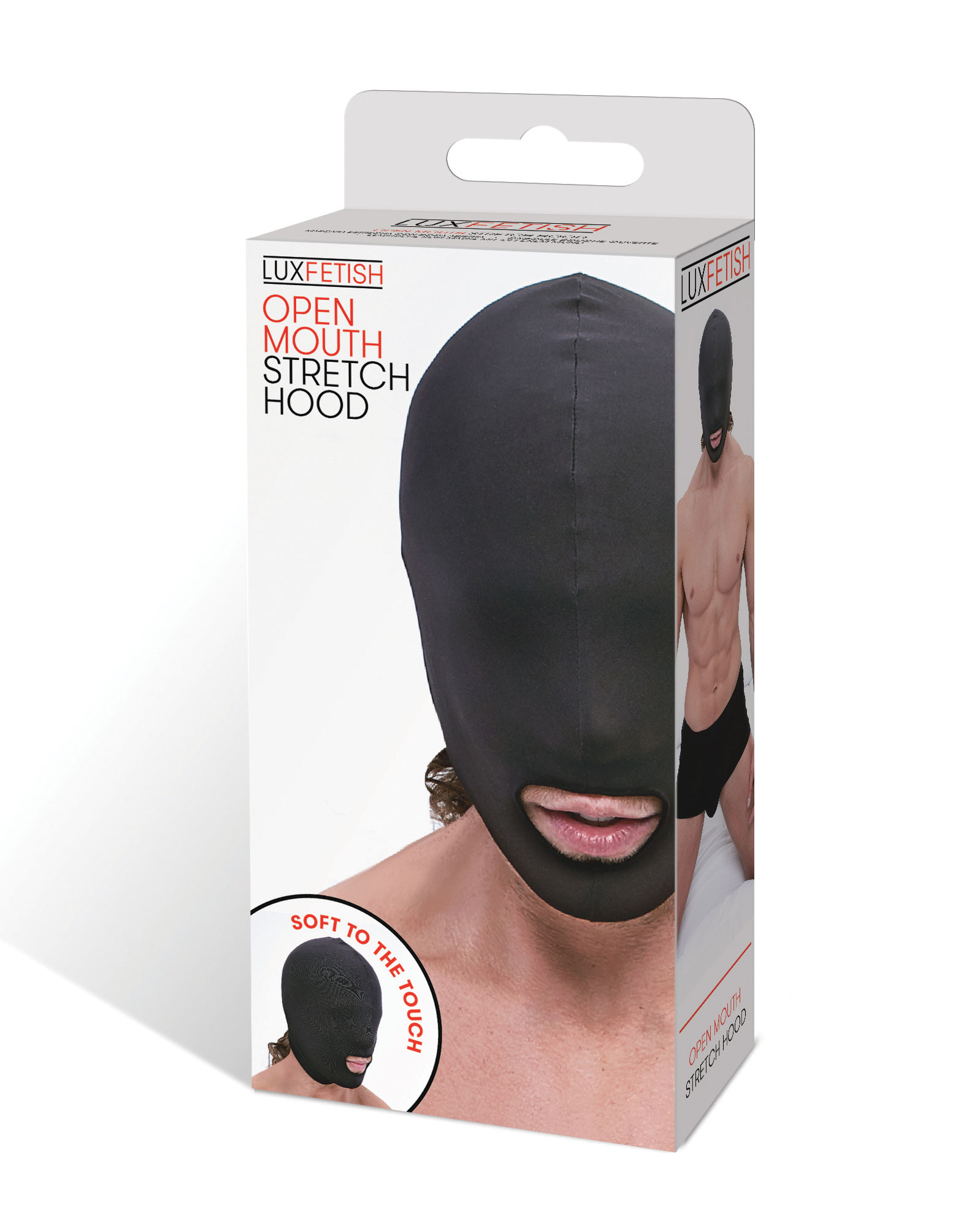 open mouth stretch hood