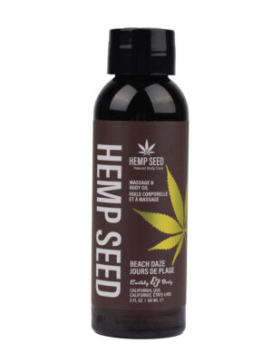 hemp seed massage and body oil beach daze 2 fl. oz/ 60ml