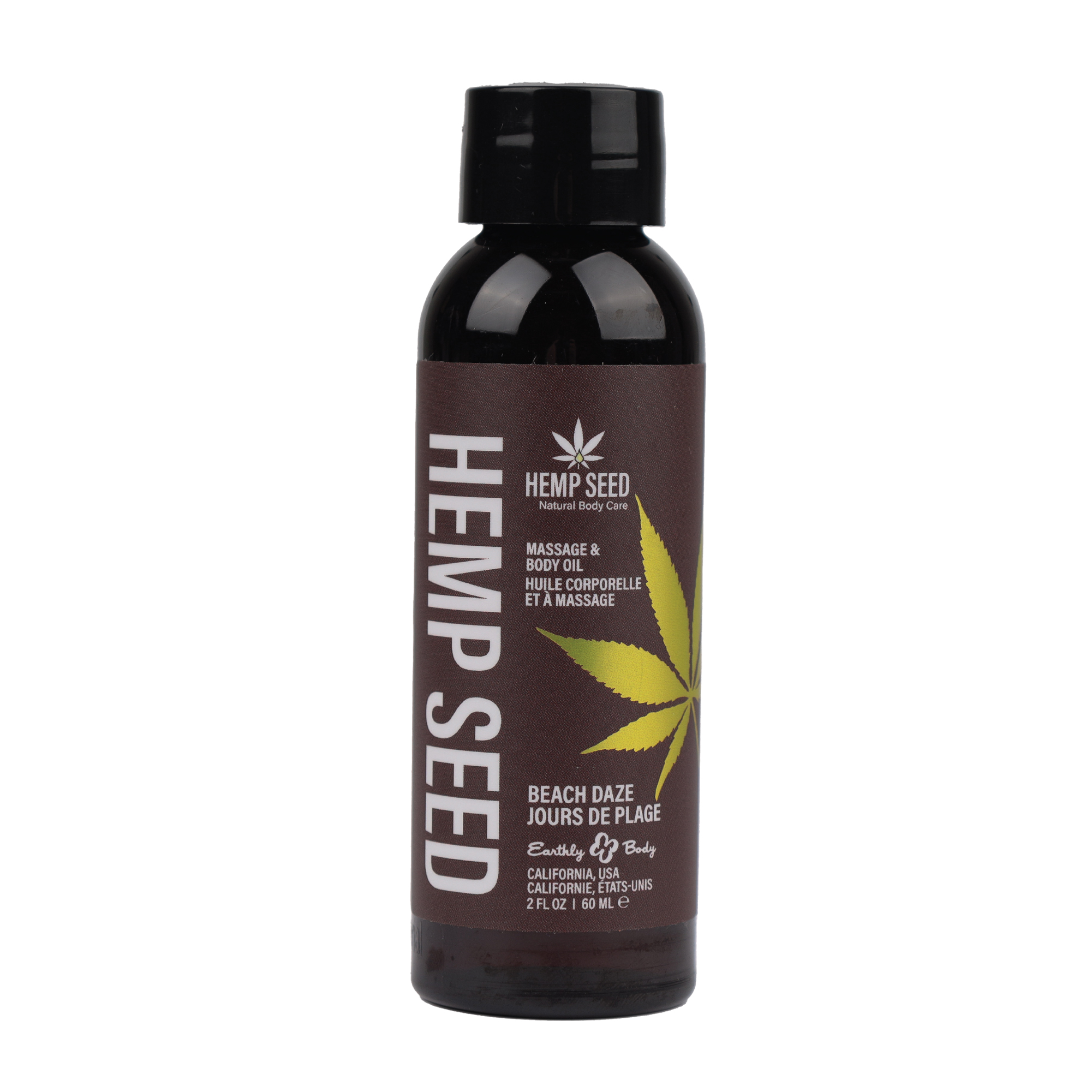 hemp seed massage and body oil beach daze 2 fl. oz/ 60ml