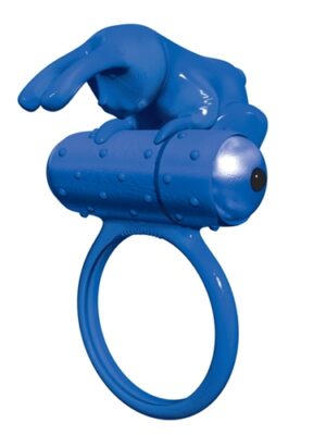 buzz bunny cockring vibe blue