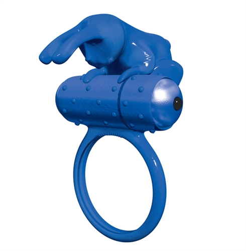 buzz bunny cockring vibe blue