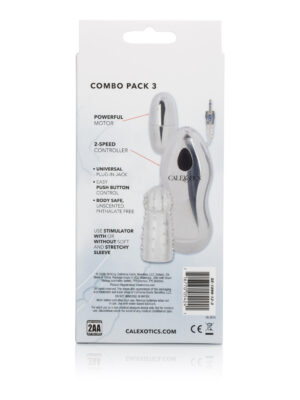 sterling collection silver bullet with 2 speed controller plus sleeve sterling collection silver bullet with 2 speed controller plus sleeve