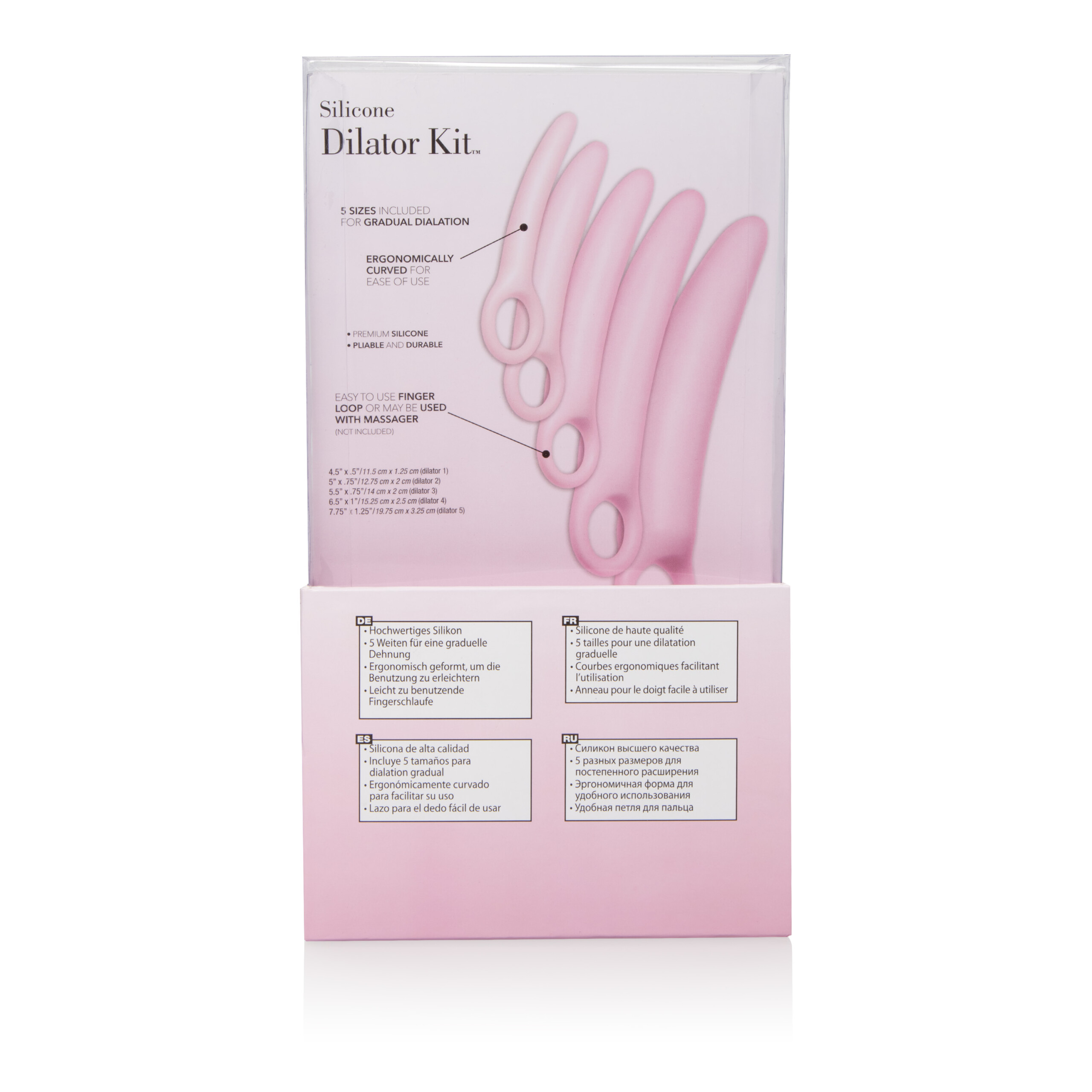inspire silicone dilator kit 5 piece set