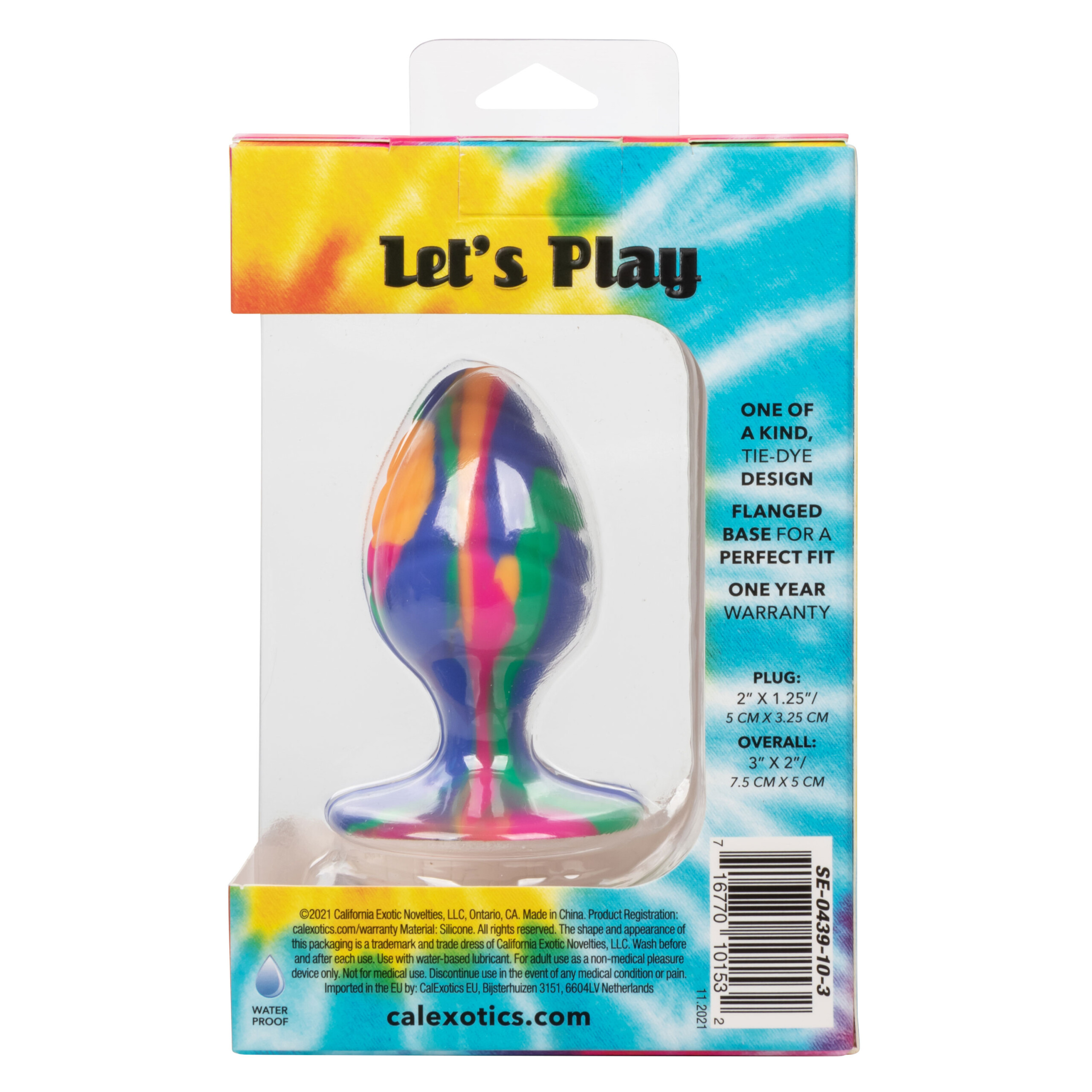 cheeky medium swirl tie dye plug cheeky medium swirl tie dye plug