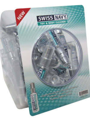 swiss navy toy and body cleaner 1oz 50pc fishbowl