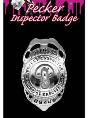 pecker inspector badge